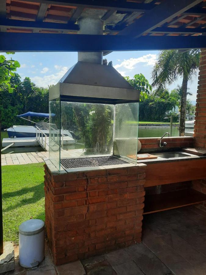Casa Na Marina Com Piscina Churrasqueira E Pier 瓜鲁雅 外观 照片