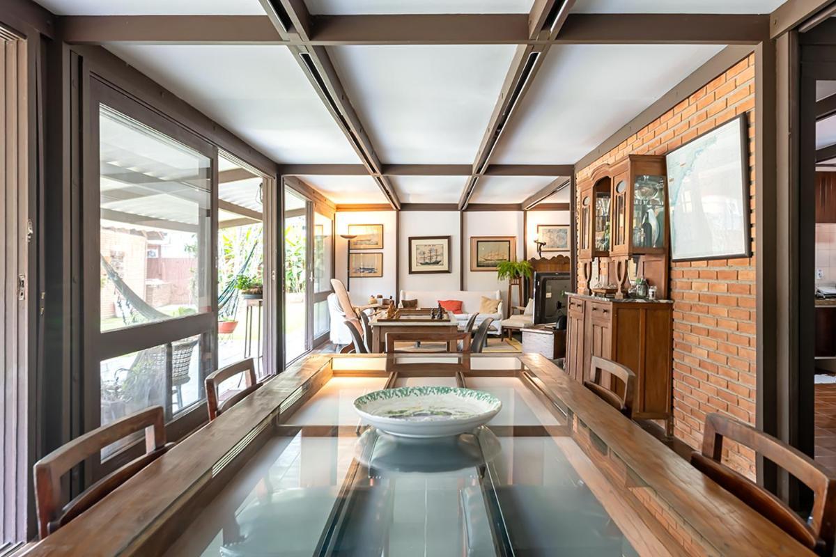 Casa Na Marina Com Piscina Churrasqueira E Pier 瓜鲁雅 外观 照片