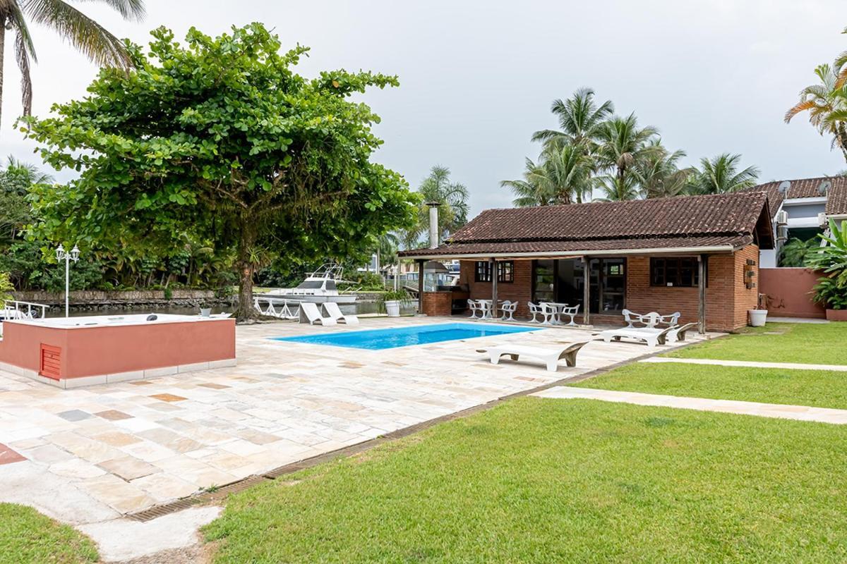 Casa Na Marina Com Piscina Churrasqueira E Pier 瓜鲁雅 外观 照片
