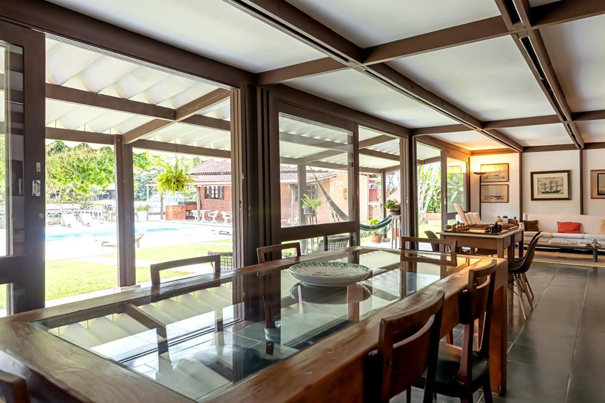 Casa Na Marina Com Piscina Churrasqueira E Pier 瓜鲁雅 外观 照片